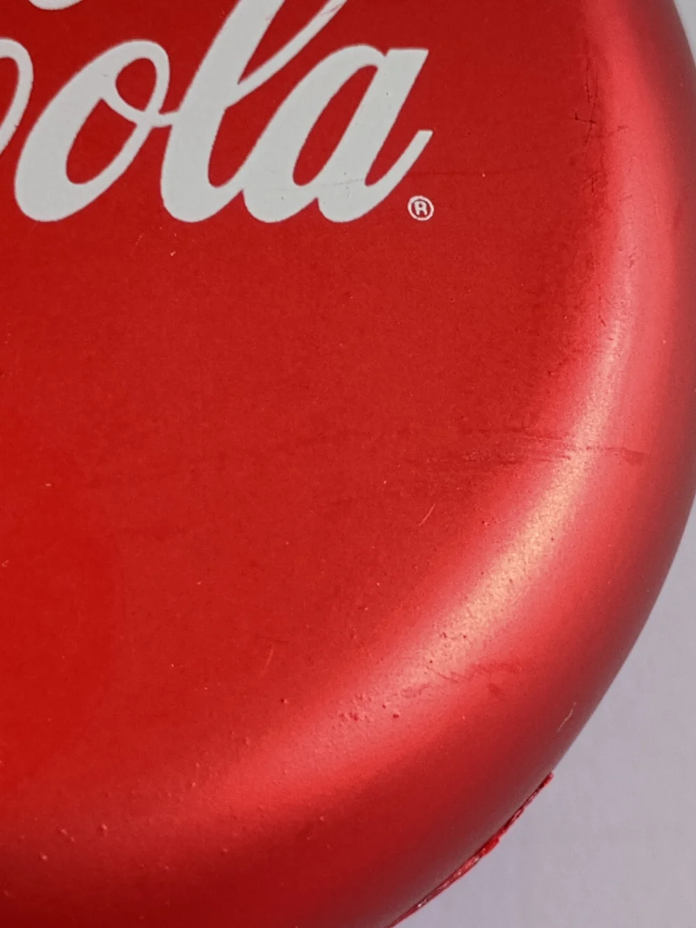 Coca Cola Disc Ornament With Classic Logo Christmas Holiday Coke